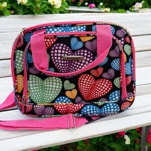 Rockland Tote/Travel Bag: 12”W x 11”H x 5.5”D - Gently Used - Excellent Conditio